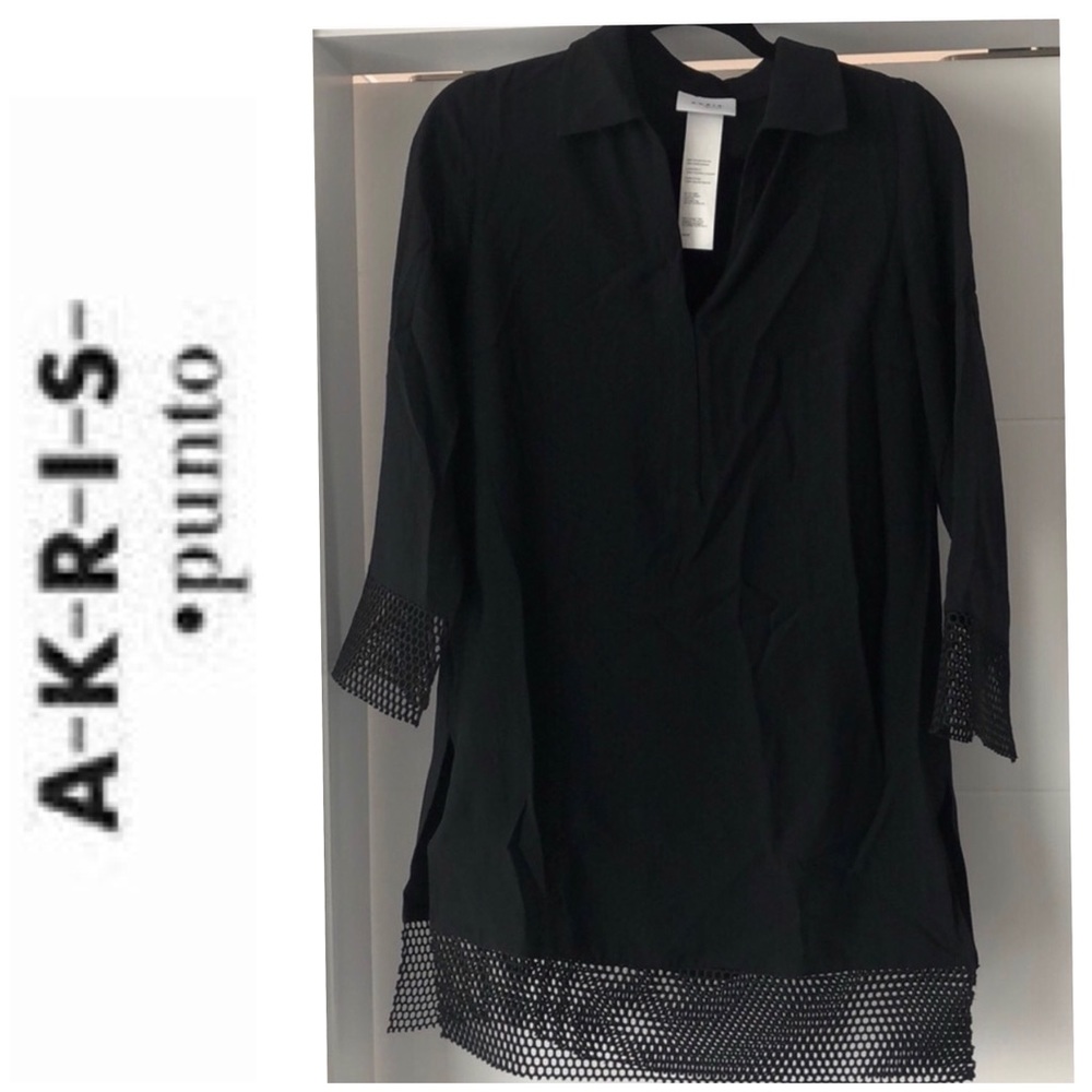 SALE 🎉 Akris Punto tunic top/dress size 8 black